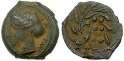 Nymph Himera STUNNING PIECE -- Himera, Sicily, c. 420 - 408 B.C.