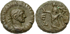 HOMONOIA -- HARMONY -- Maximianus, 286 - 305, 306 - 308, and 310 A.D., Roman Provincial Egypt