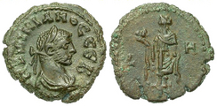 ELPIS -- RARE -- Maximianus, 286 - 305, 306 - 308, and 310 A.D., Roman Provincial Egypt