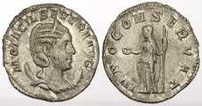 JUNO & Otacilia Severa, Augusta February or March 244 - September or October 249 A.D.