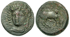NYMPH -- Larissa, Thessaly, Greece, 400 - 344 B.C.