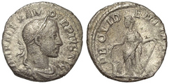 ANNONA -- Goddess of Grain Severus Alexander, 13 March 222 - March 235 A.D.