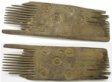 Egyptian, Coptic, Wood Hair Comb, 6th - 7th Century A.D.