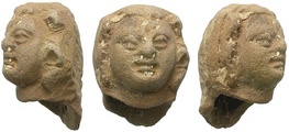 EARLY GREEK SCULPTURE not a Roman copy!!! Terracotta Female Head, 3rd Century B.C.