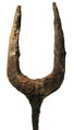 Israel, Iron Twin Plow Head, Iron Age, Time of Isaiah, 7th Century B.C.