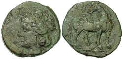 TANIT -- GNOSTIC -- Nag Hammadi Carthage, Zeugitana, Noth Africa, c. 221 - 210 B.C.