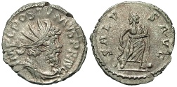 AESCULAPIUS -- Postumus, Summer 260 - Spring 269 A.D.