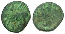 Incredible GREEN patination -- Corinth, Corinthia, Greece, c. 303 - 287 B.C